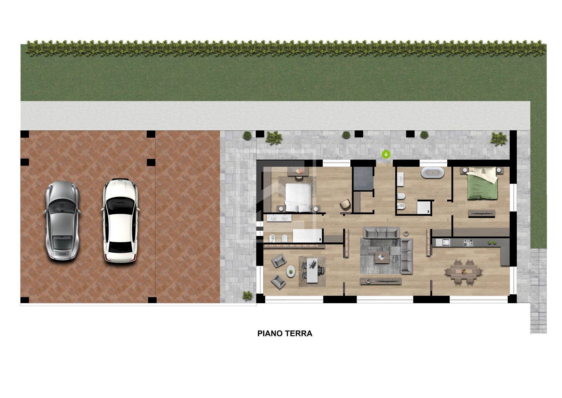 Foto 37 - Villa Via dei Colli
 
15, Soiano del Lago - planimetria 1