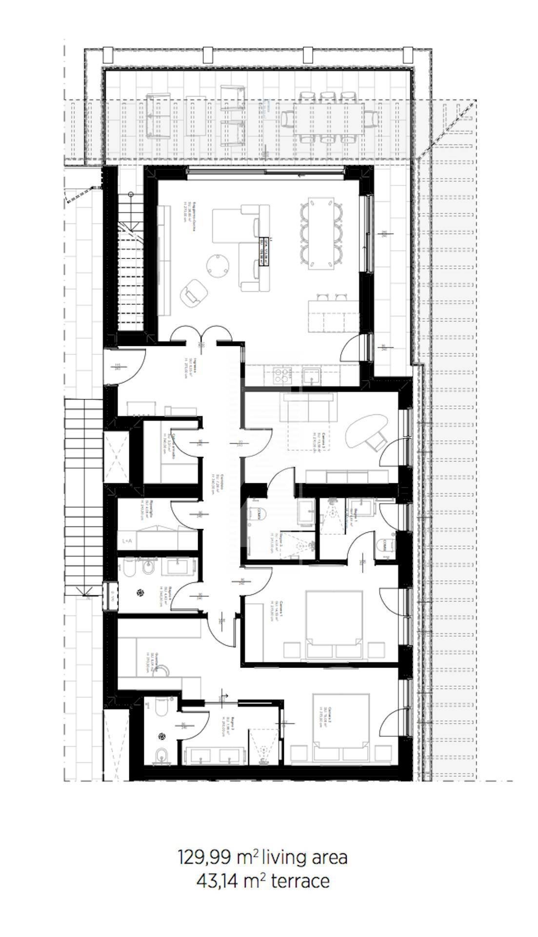 Foto 20 - Attico piazza San Bernardino, Salò - planimetria 1