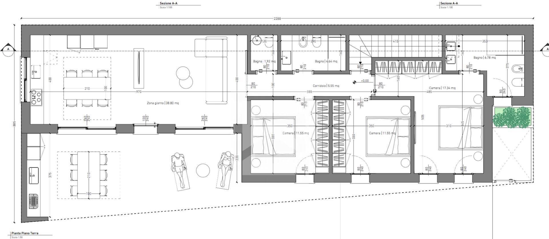 Foto 21 - Villa via dei fanti, Lonato del Garda - planimetria 1