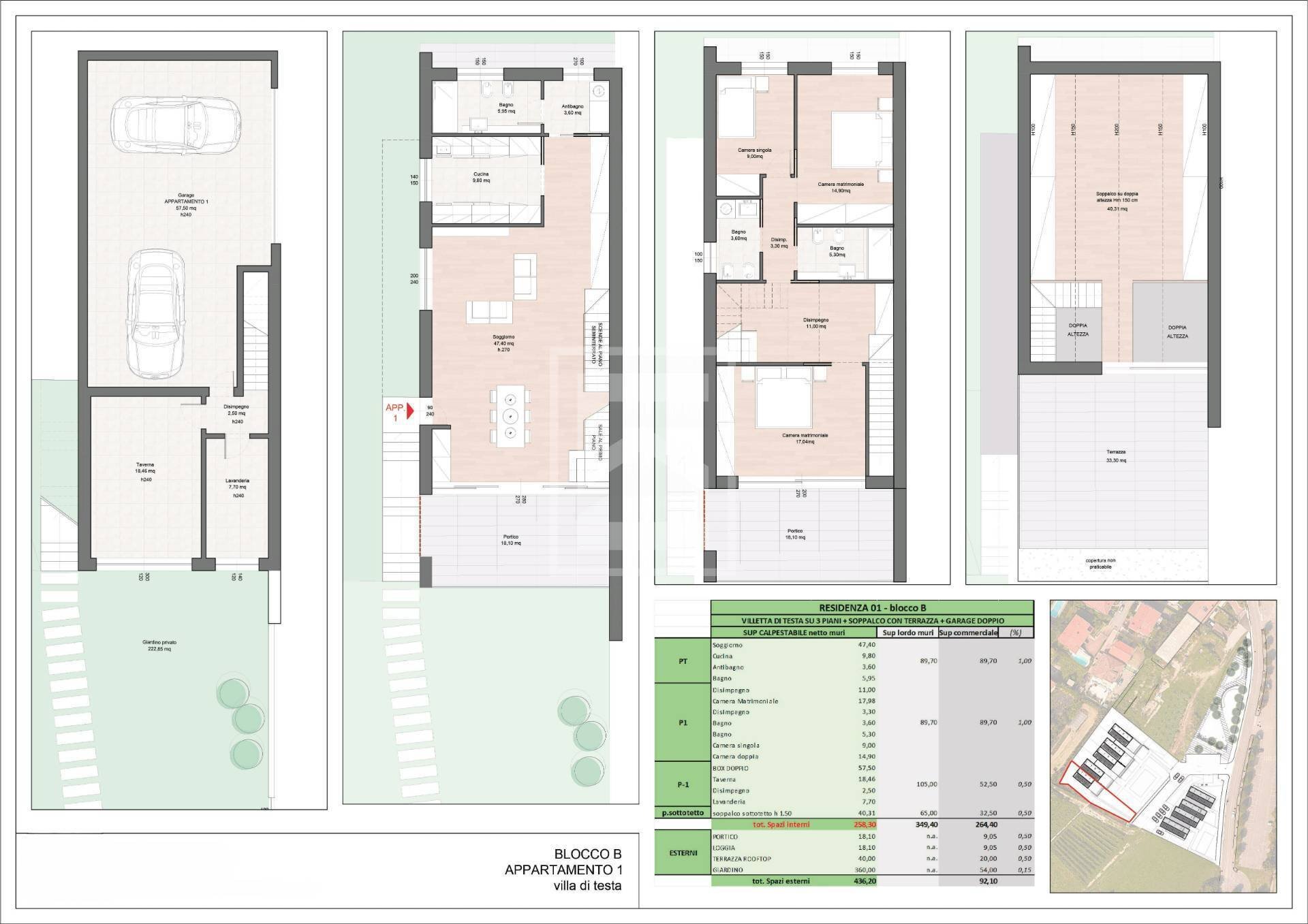 Foto 5 - Casa semi indipendente via castellana, Soiano del Lago - planimetria 1