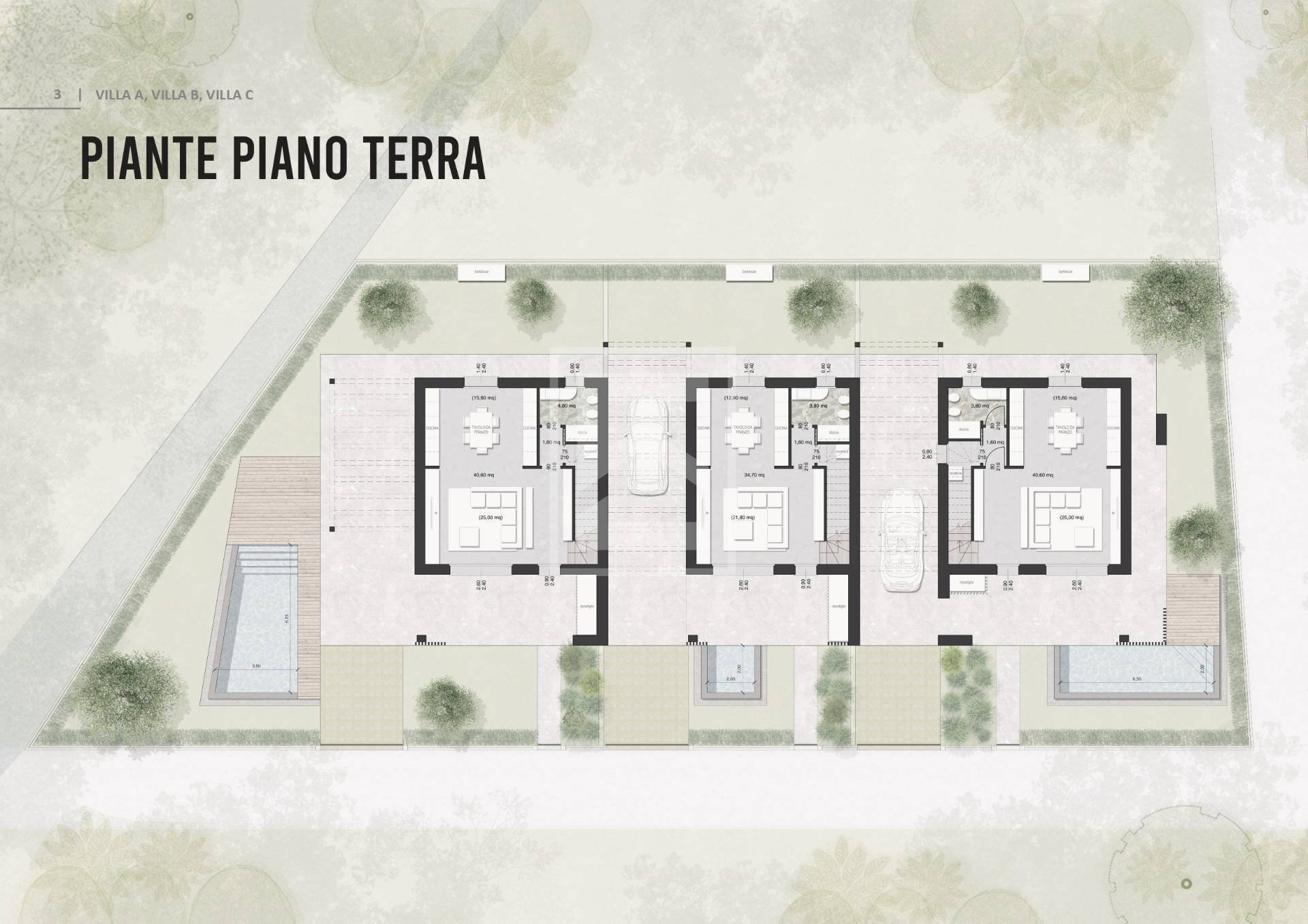 Foto 20 - Villa via posteghe, Manerba del Garda - planimetria 1