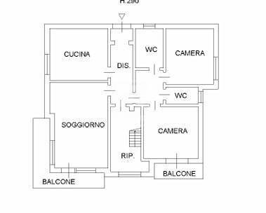 Foto 16 - Independent house Via IV Novembre, Vestone - floor plans 1