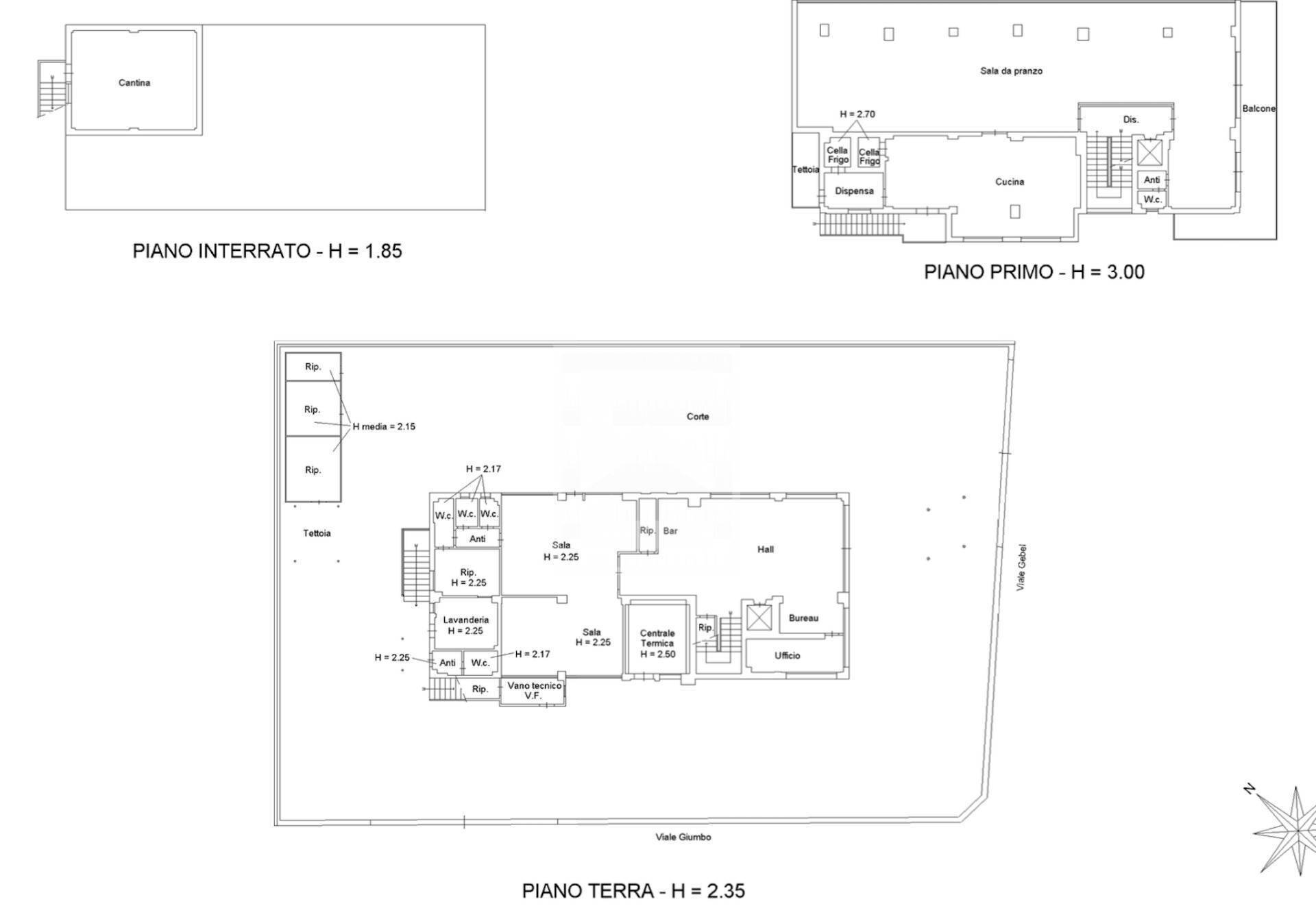 Foto 22 - Hotel Viale Porto Palos, Rimini - planimetria 1