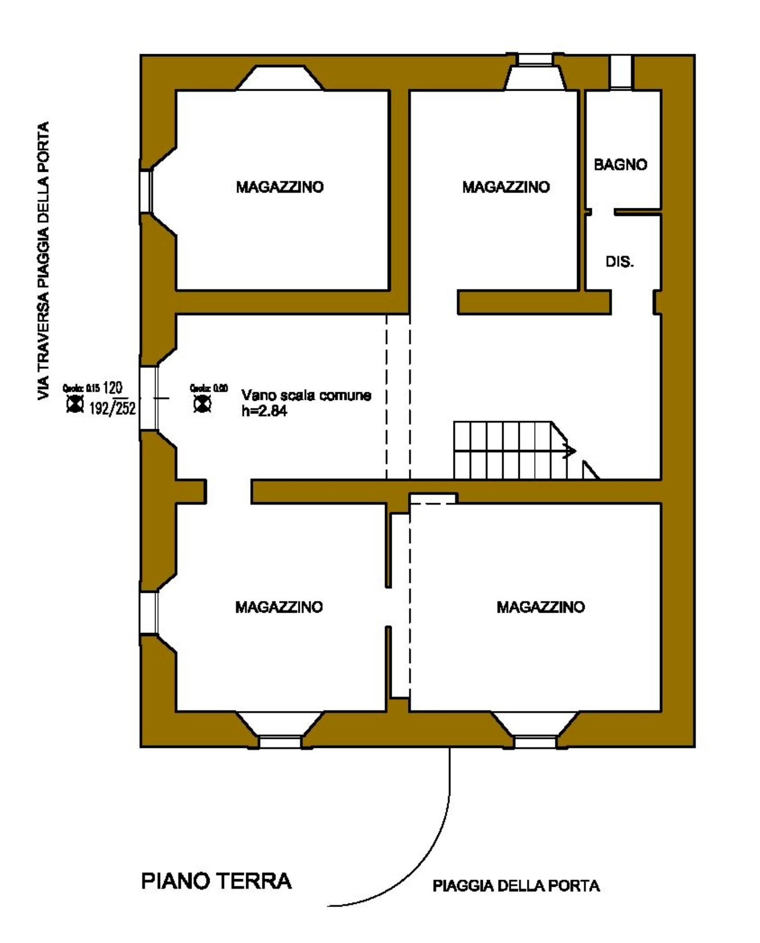planimetria - Appartamento piaggia della porta
 
5, Montalcino - planimetria 1
