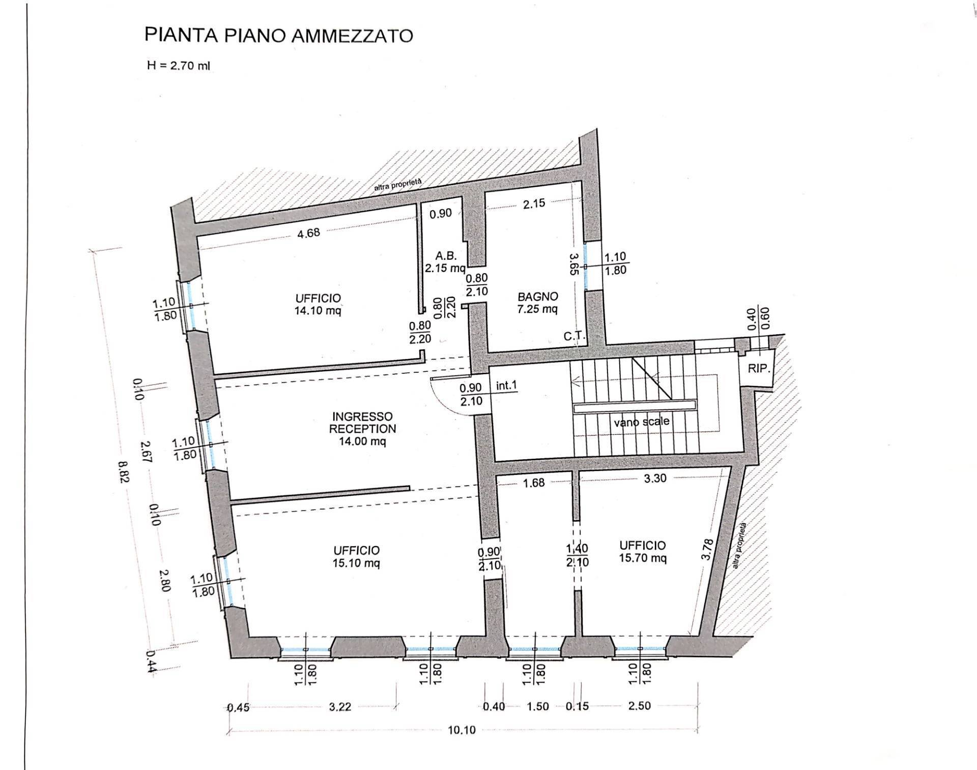 Foto 17 - Office Via Cortevecchia
 
3, Ferrara - floor plans 1