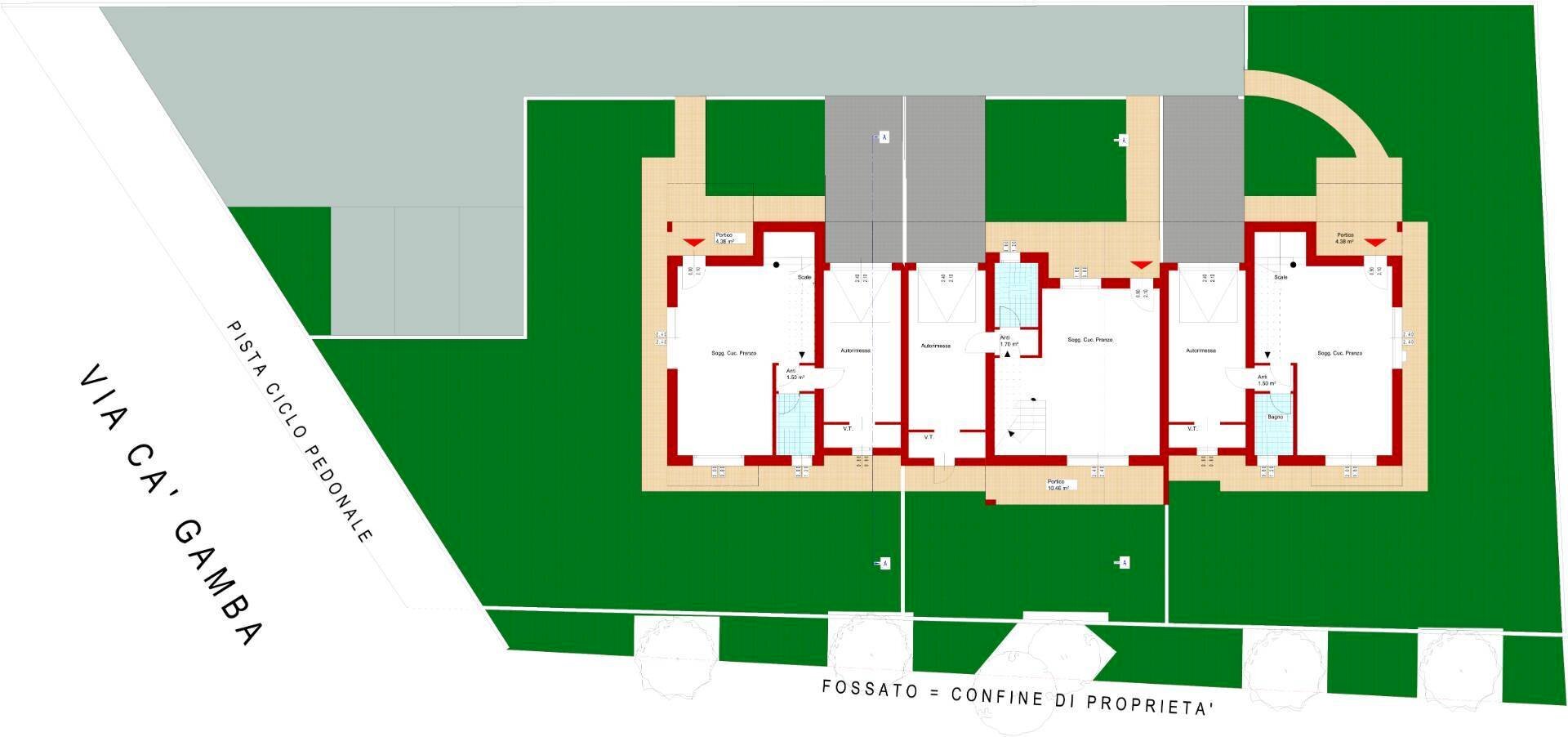 Foto 25 - Terraced Villa Via Cà Gamba
 
SNC, Jesolo - floor plans 1