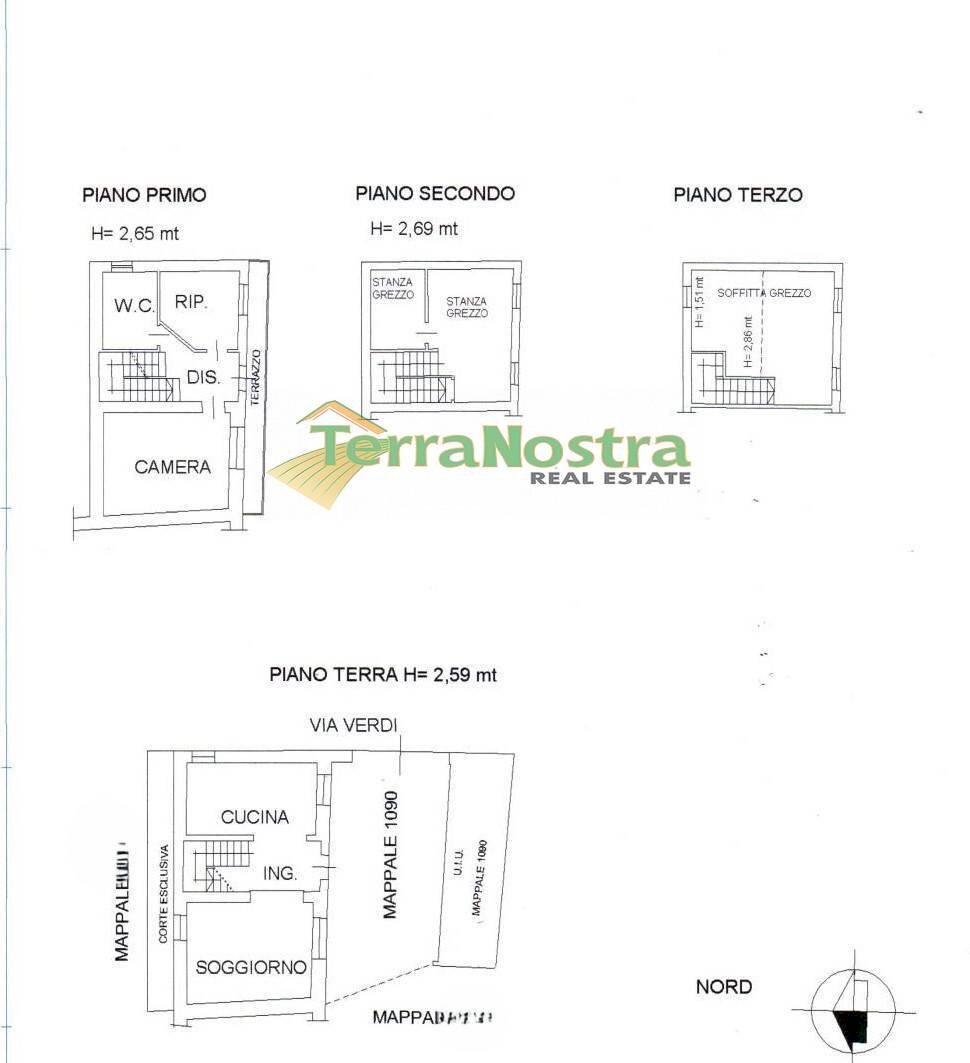 \nFoto 22\n - Casa semi indipendente VIA VERDI
 
2, Montereale Valcellina - planimetria 1