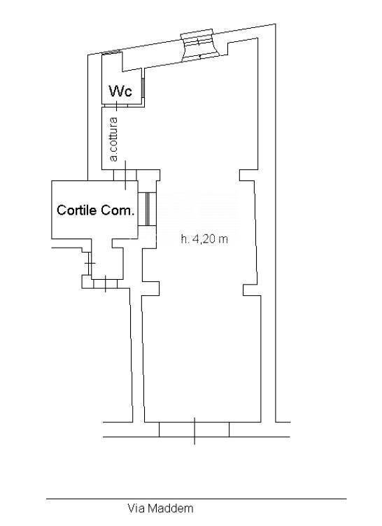 Foto 13 - Trilocale via Maddem
 
15, Acireale - planimetria 1