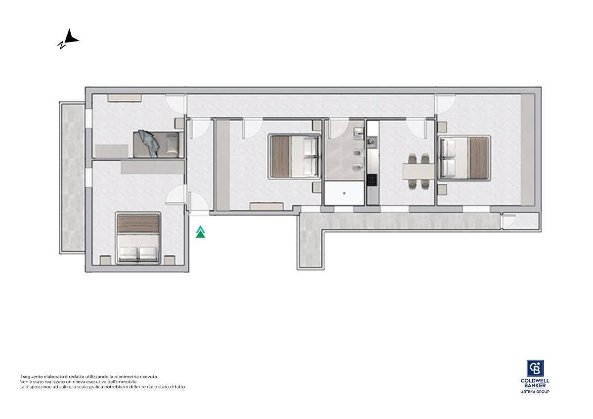 Foto 29 - Appartamento via Turi D'Agostino
 
48, Aci Catena - planimetria 1
