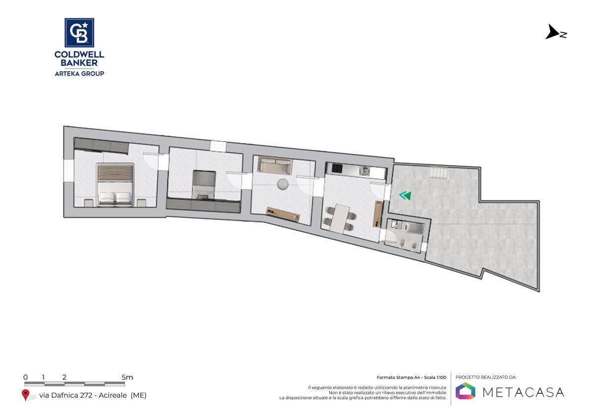 Foto 30 - Casa indipendente via Dafnica
 
272, Acireale - planimetria 1