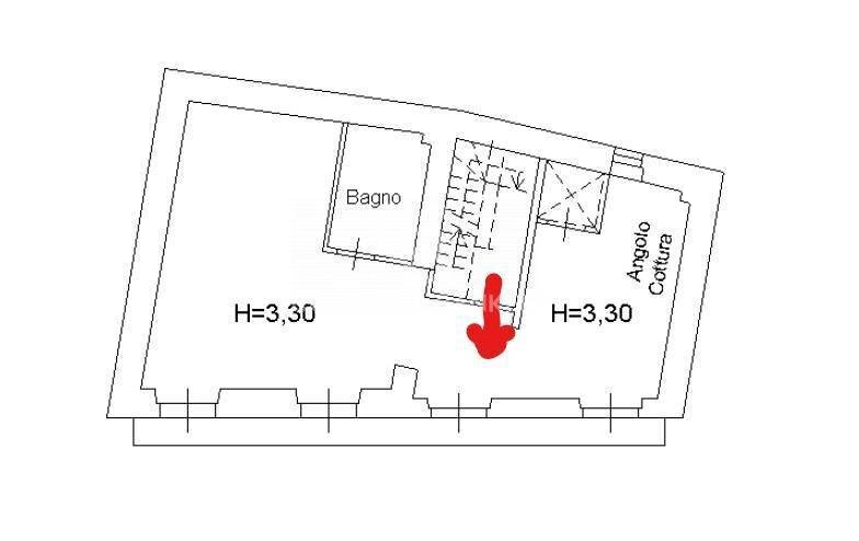 Foto 15 - Monolocale Via Paolo Vasta
 
120, Acireale - planimetria 1