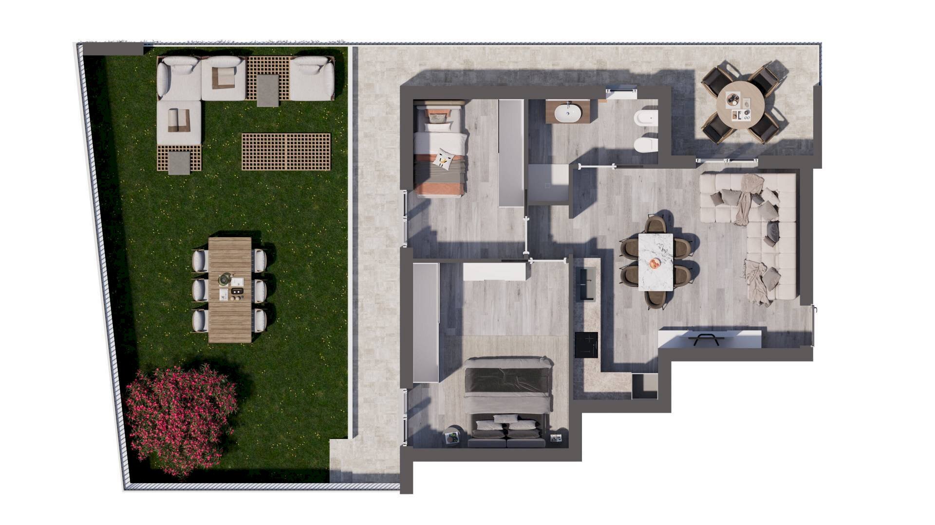 Foto 19 - Trilocale Via Soverato
 
43, Roma - planimetria 1