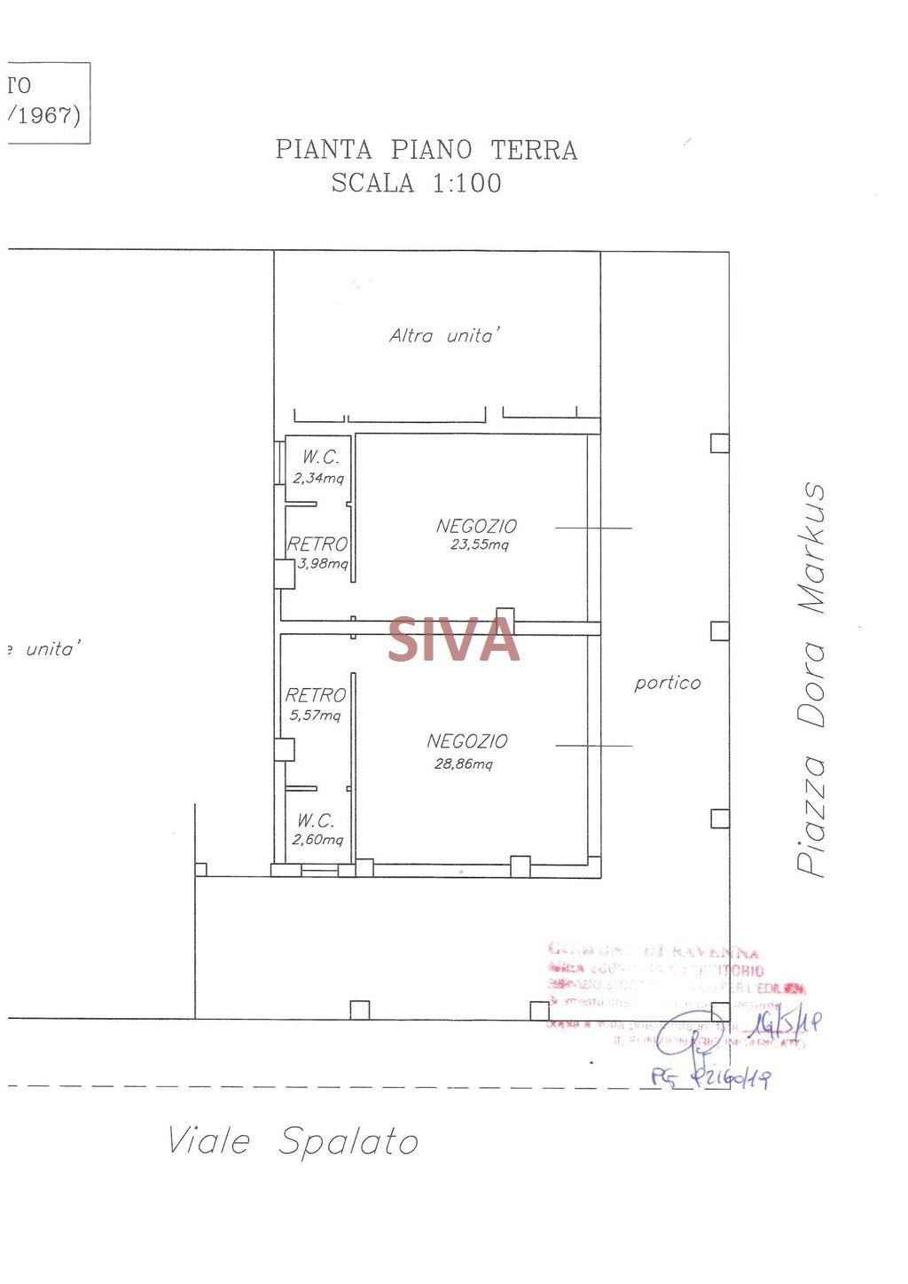 Foto 10 - Locale Commerciale Ravenna - planimetria 1
