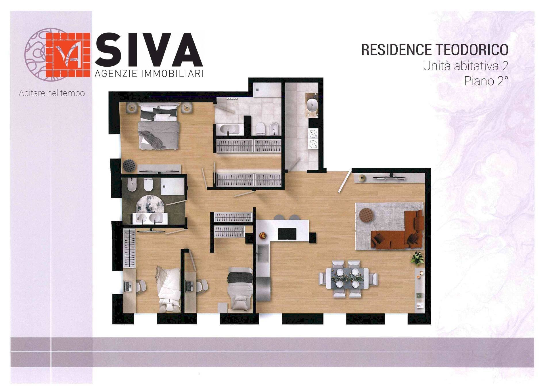 Foto 11 - Apartment Via Angelo MAriani
 
52, Ravenna - floor plans 1