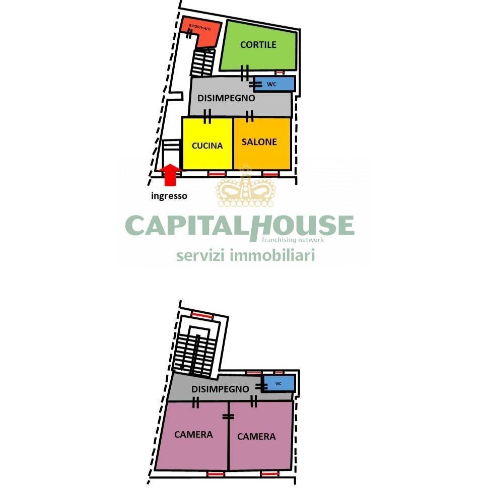 Foto 21 - Casa indipendente Via Moccia, Caserta - planimetria 1