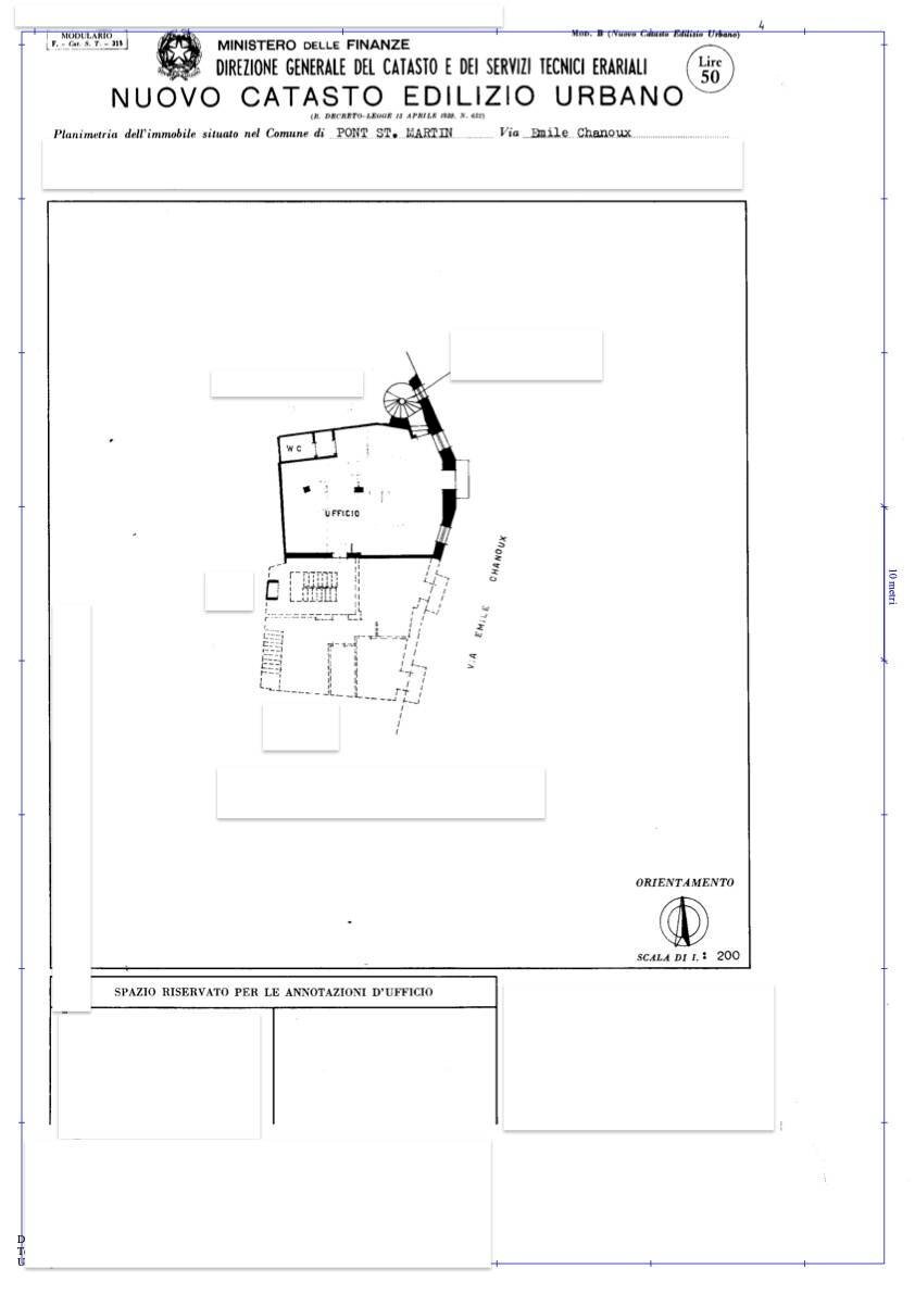 Foto 10 - One-room apartment Via Chanoux
 
105, Pont-Saint-Martin - floor plans 1