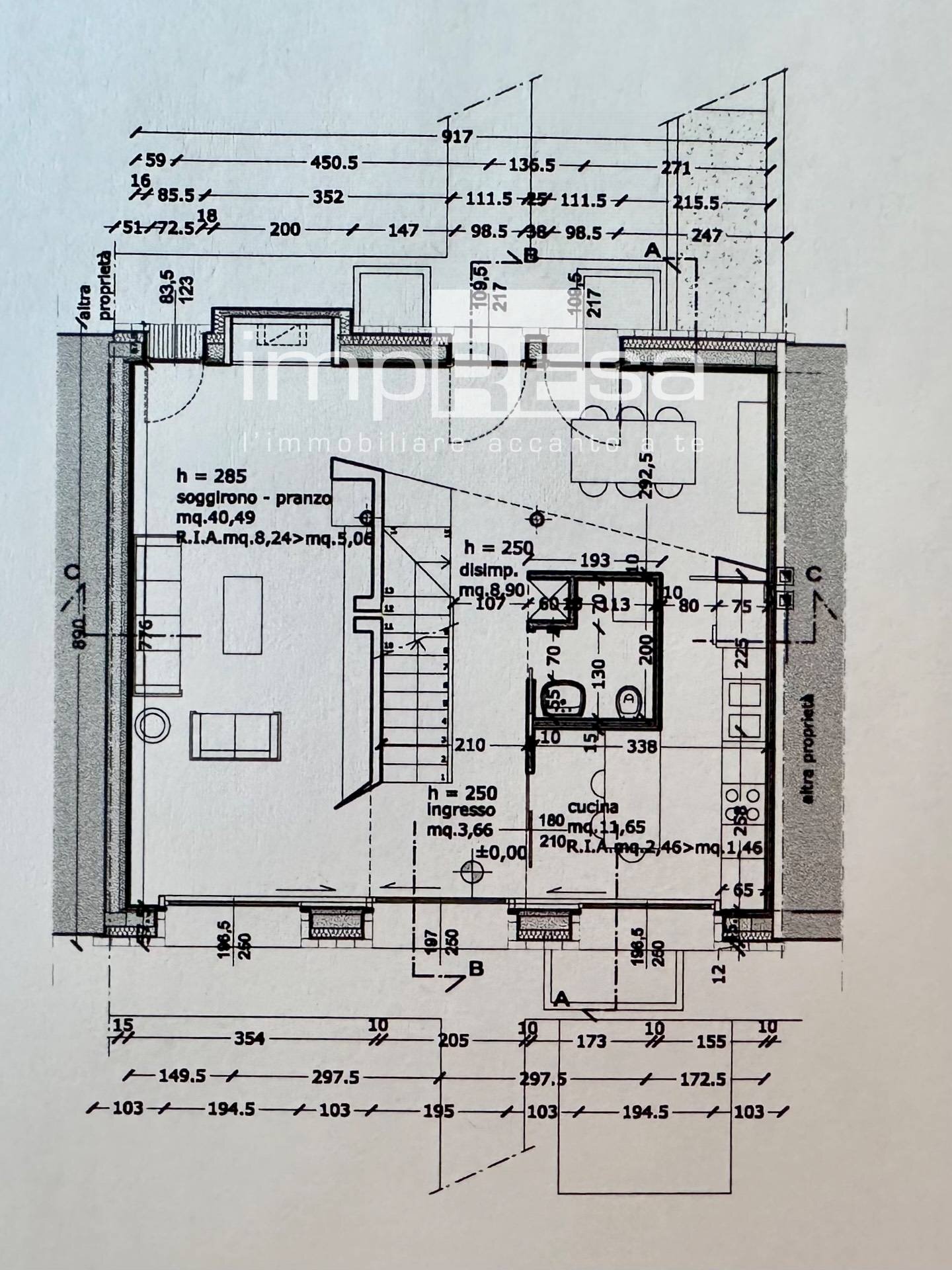 Foto 29 - Terraced Villa via talponera
 
62, Ponzano Veneto - floor plans 1