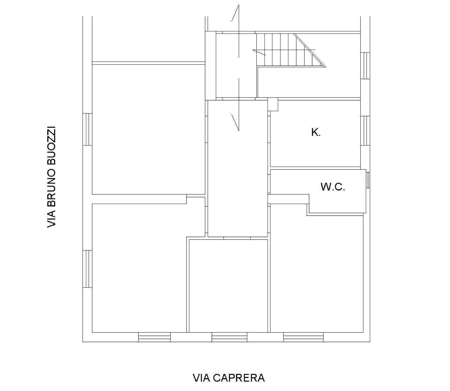 Foto 21 - Four-room apartment via Caprera
 
5, Monterotondo - floor plans 1