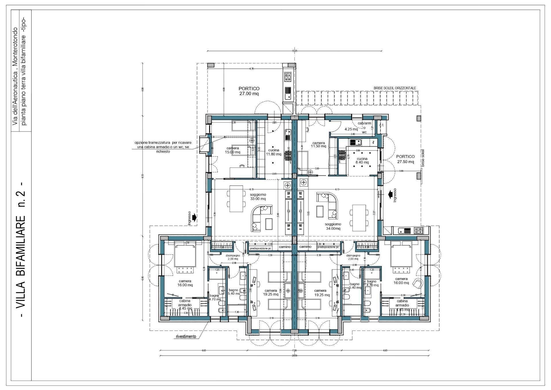 Foto 34 - Villa VIA DELL'AERONAUTICA
 
10, Monterotondo - planimetria 1