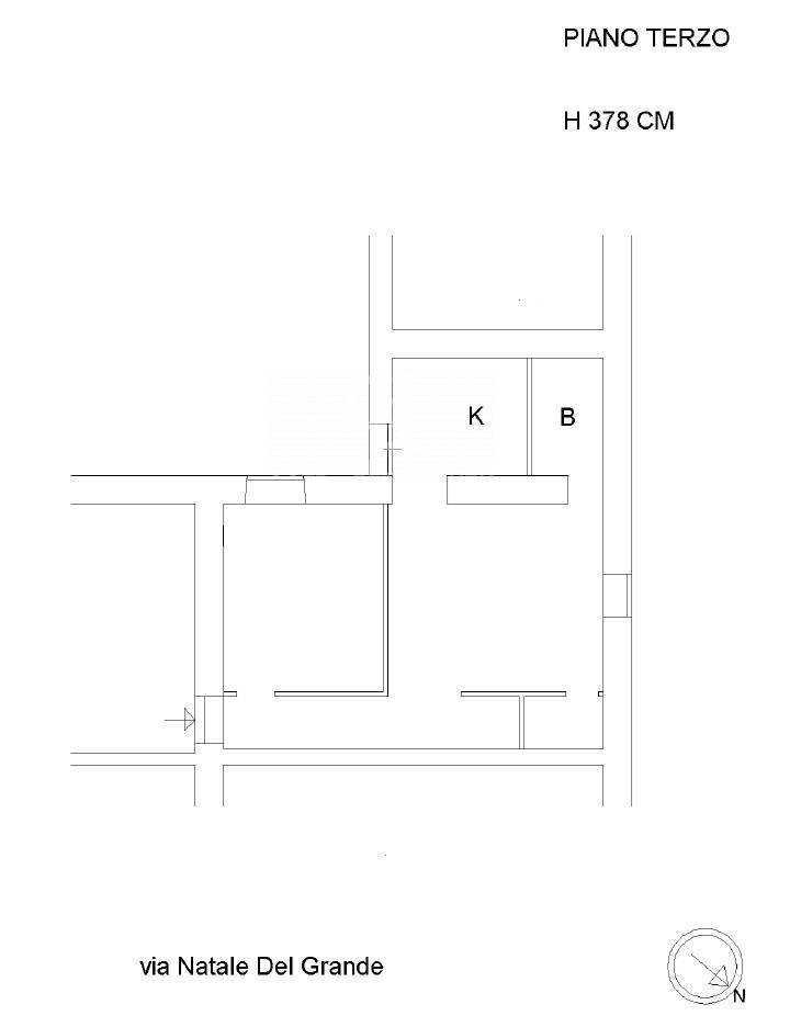 Foto 29 - Bilocale Via Natale Del Grande, Roma - planimetria 1