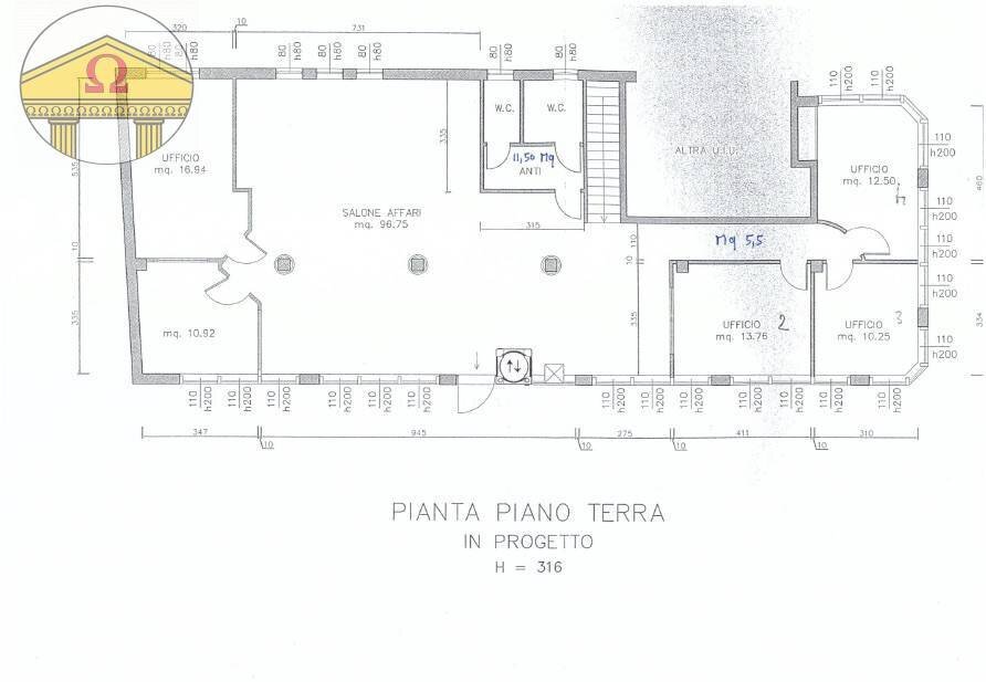 Foto 1 - Shop Oderzo - floor plans 1