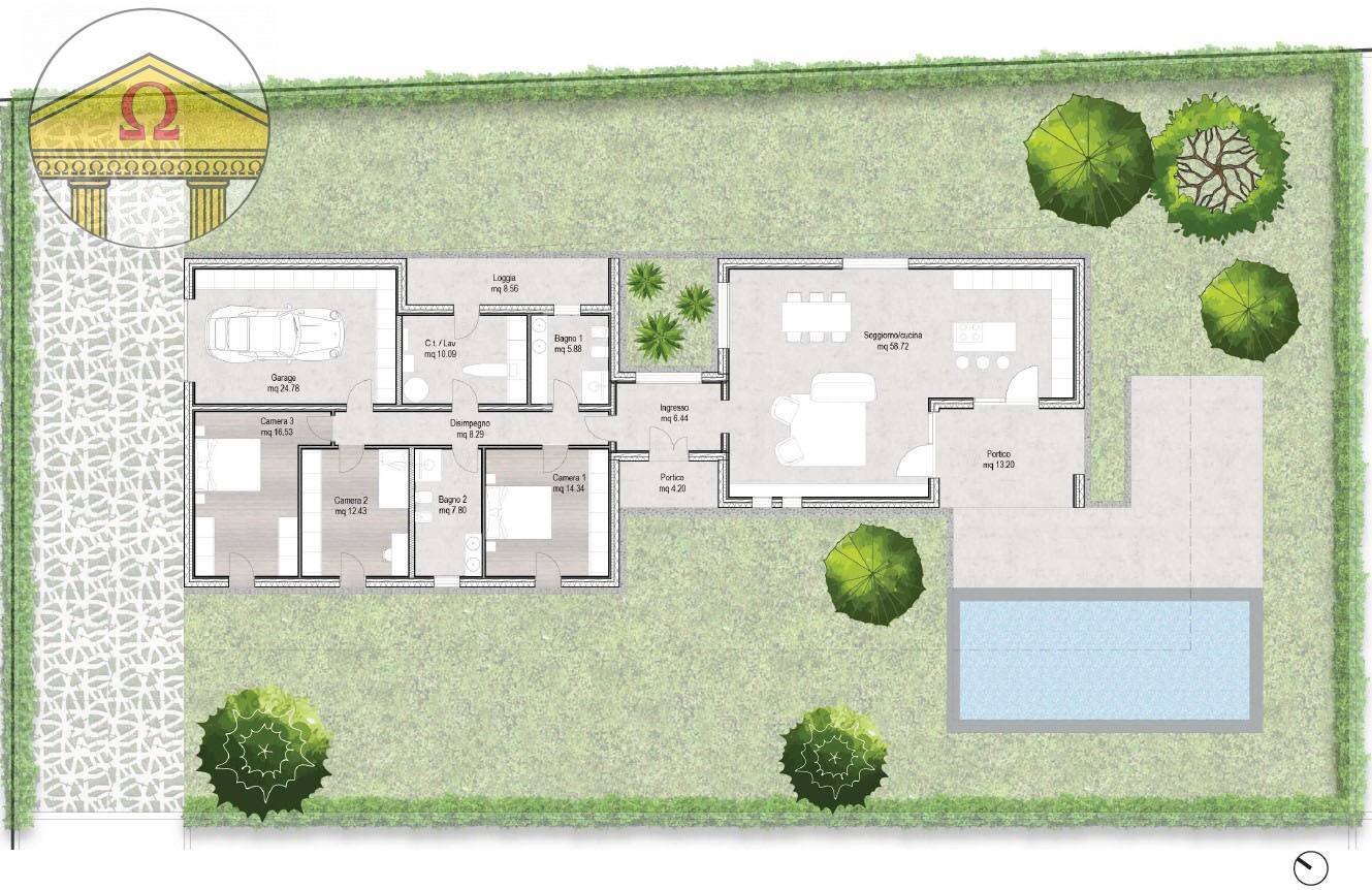 Foto 1 - Villa Ponzano Veneto - planimetria 1