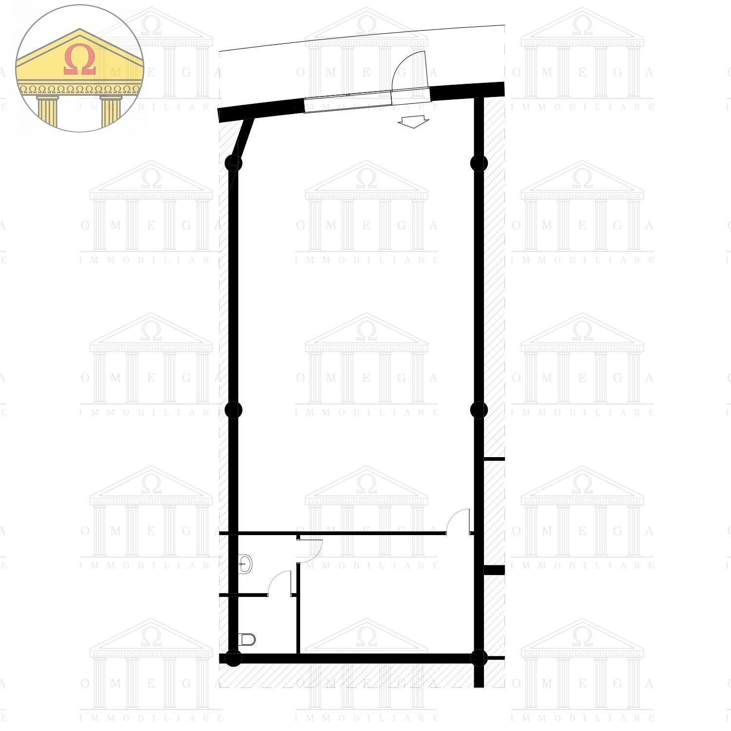 Foto 1 - Negozio Villorba - planimetria 1