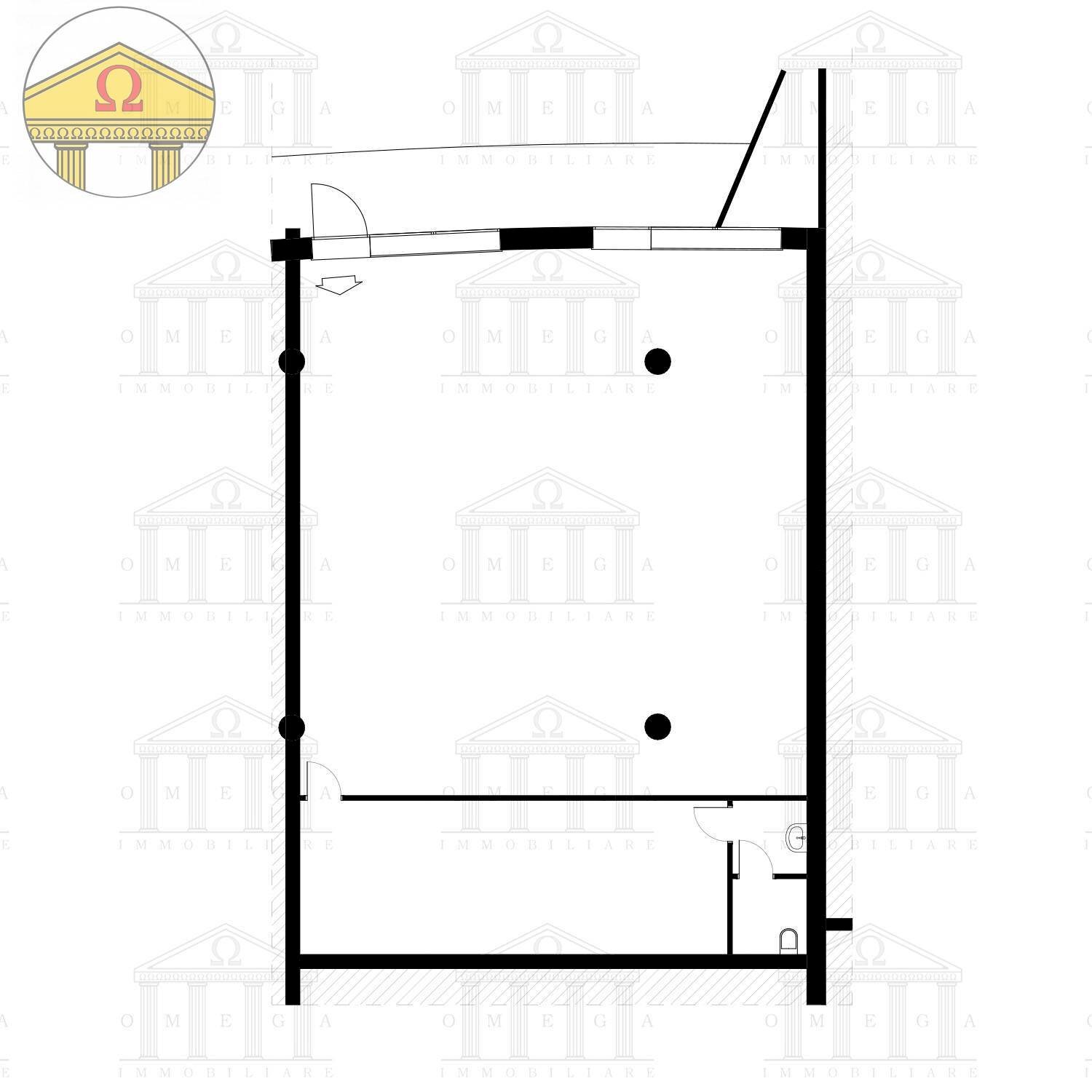 Foto 1 - Negozio Villorba - planimetria 1