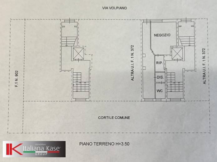 Foto 5 - Commercial Premises Via Volpiano, Brandizzo - floor plans 1