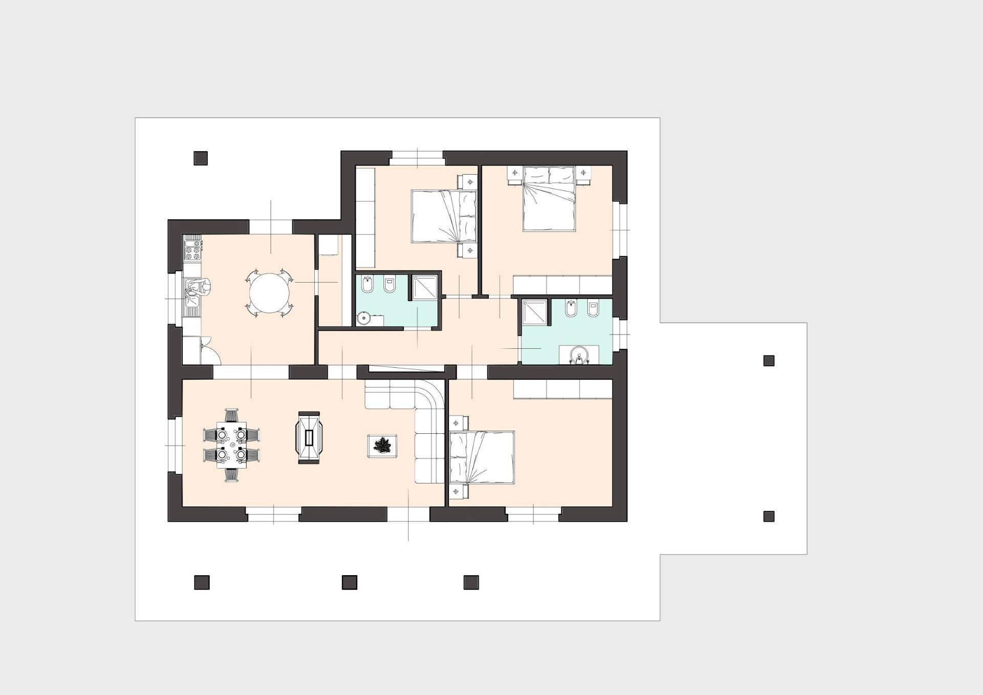 Foto 15 - Villa Manciano - planimetria 1