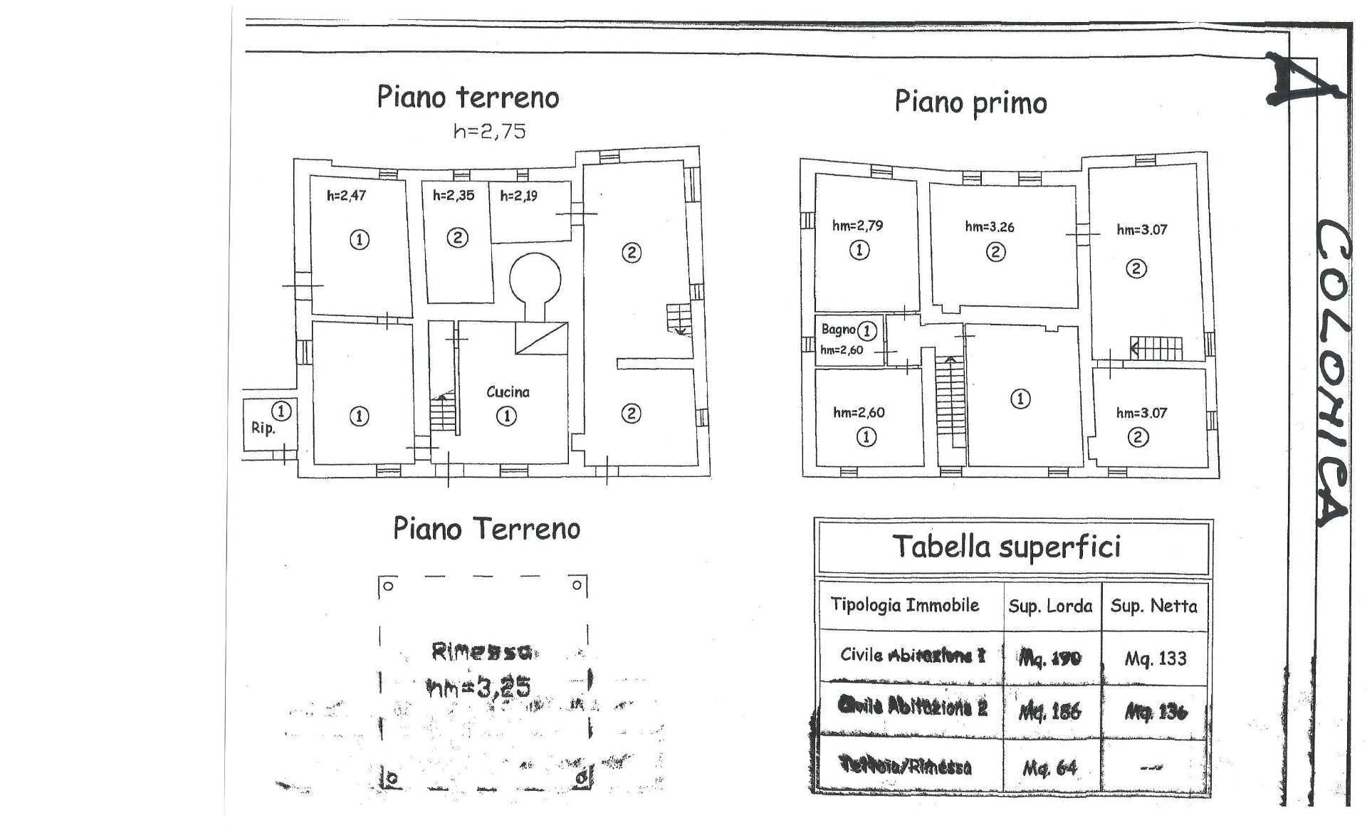 Foto 12 - Rustico Quarrata - planimetria 1