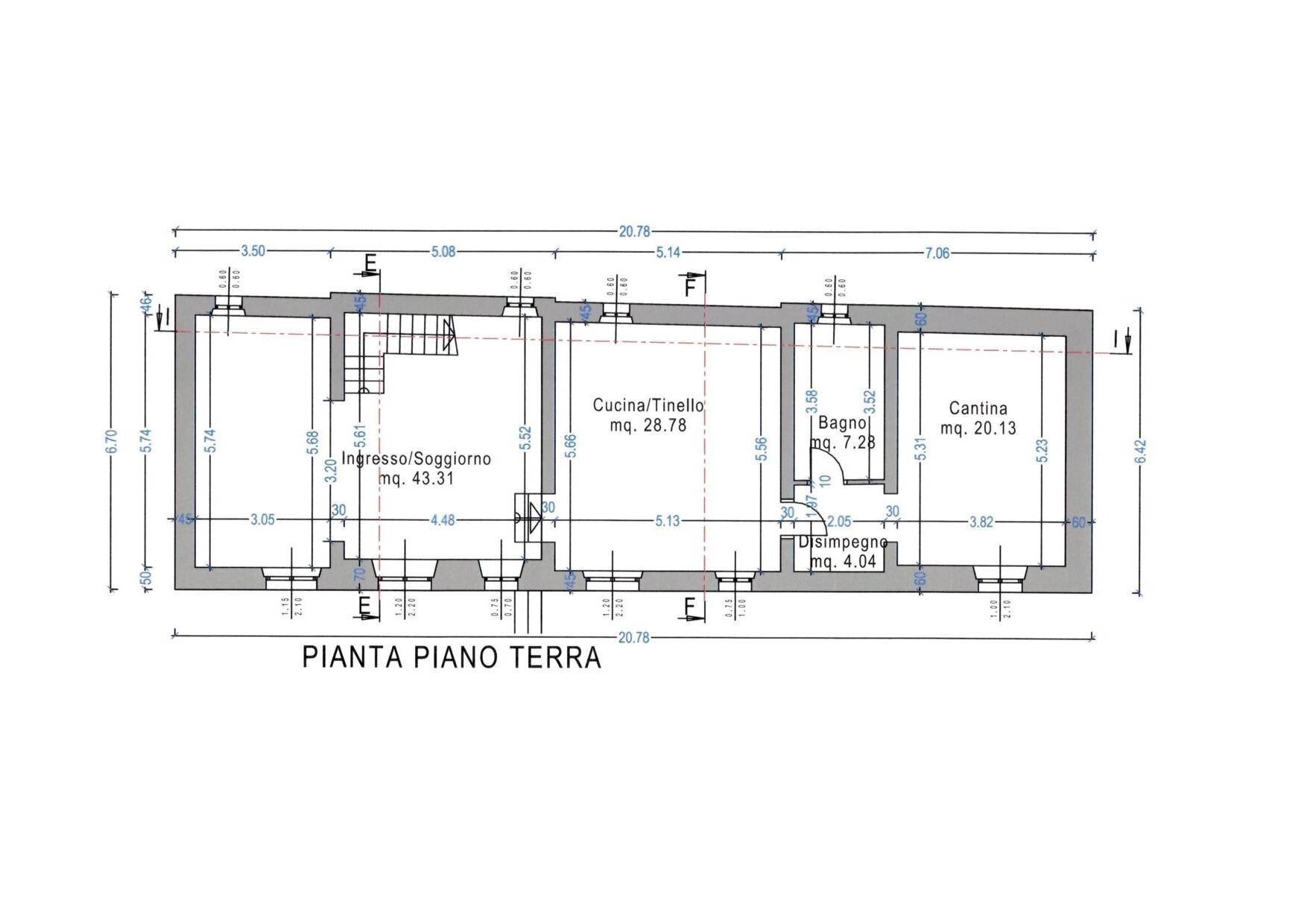 Foto 14 - Rustico Località Malocchio, Buggiano - planimetria 1