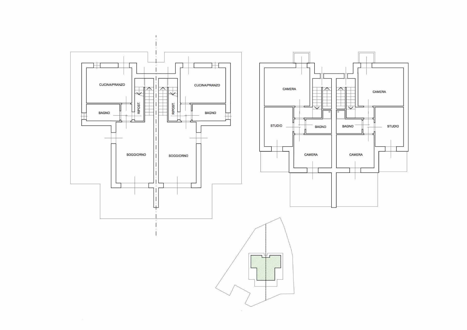 Foto 13 - Villa a Schiera via Firenze, Altopascio - planimetria 1