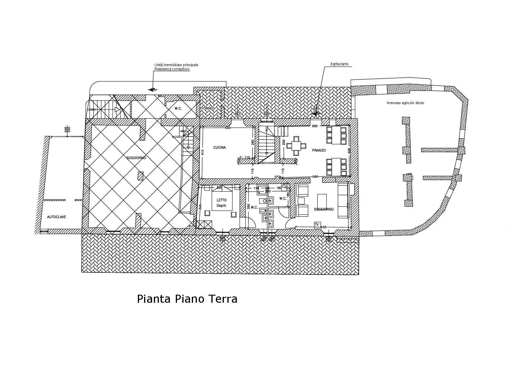 Foto 15 - Rustico Monterotondo Marittimo - planimetria 1