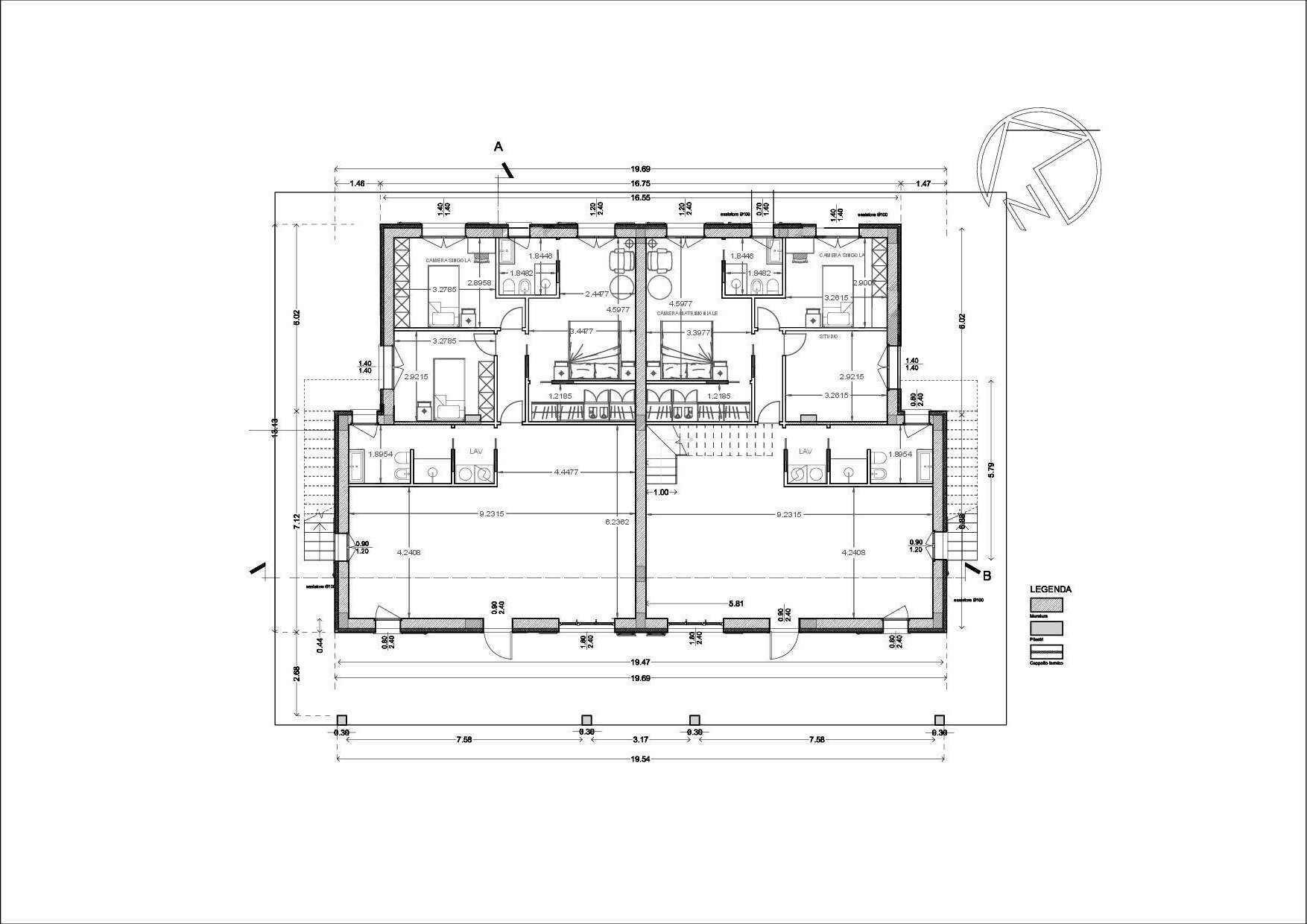 Foto 13 - Semi-detached house via san Leonardo, Massa - floor plans 1