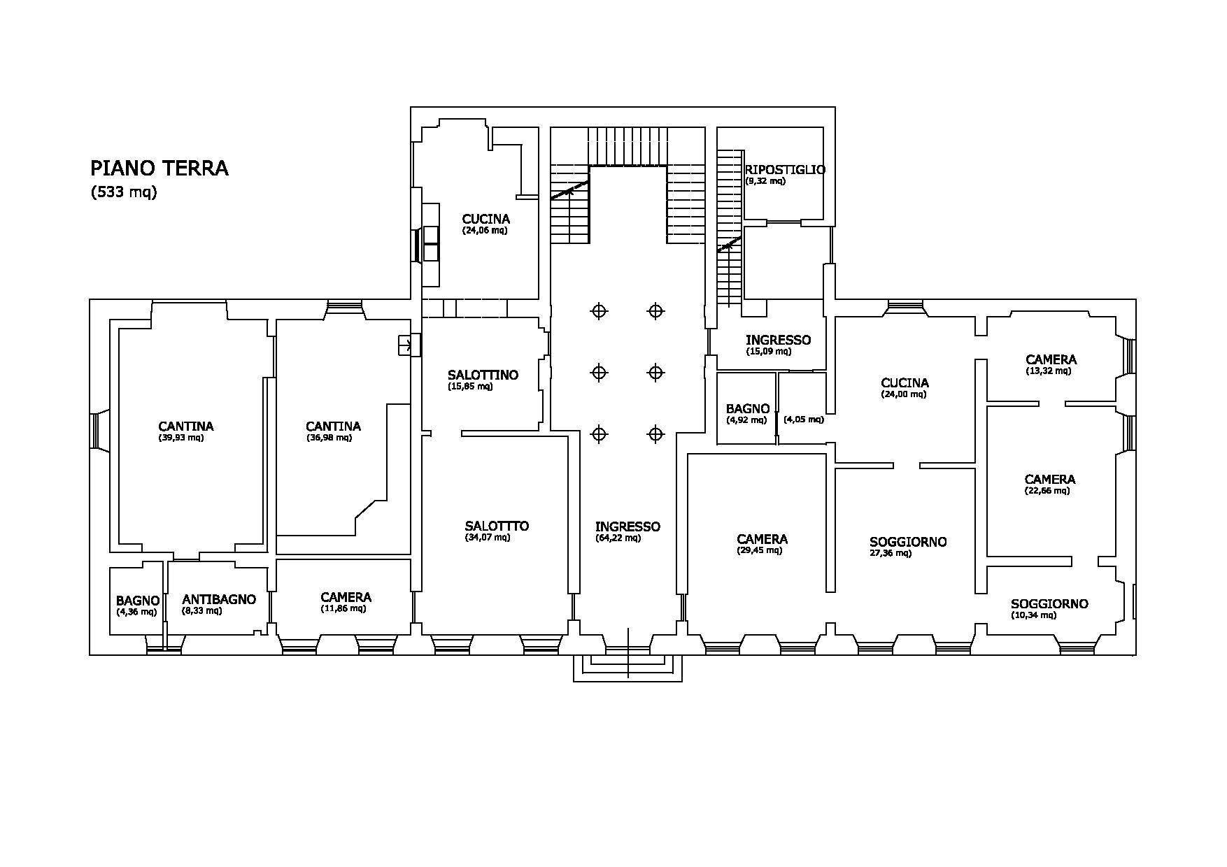 Foto 20 - Villa Capannori - planimetria 1