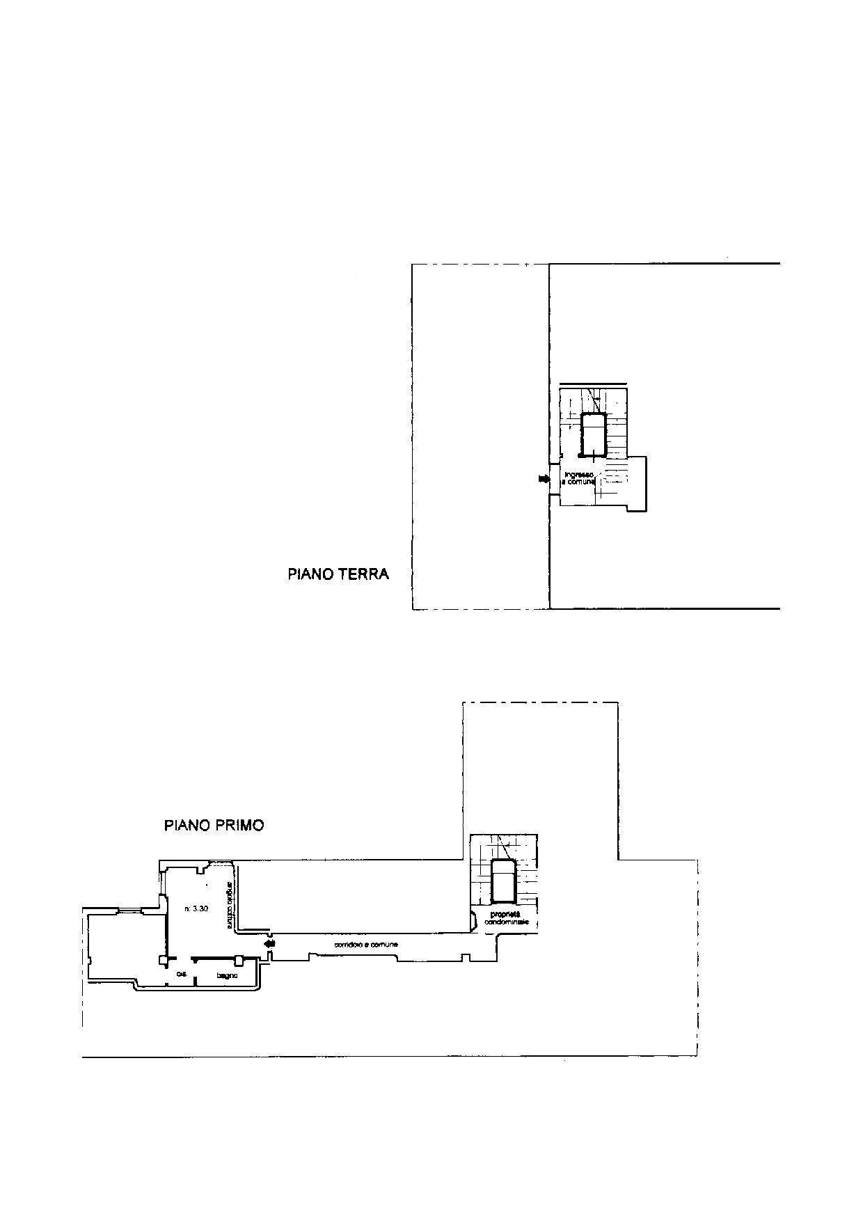Foto 12 - Two-room apartment Pistoia - floor plans 1