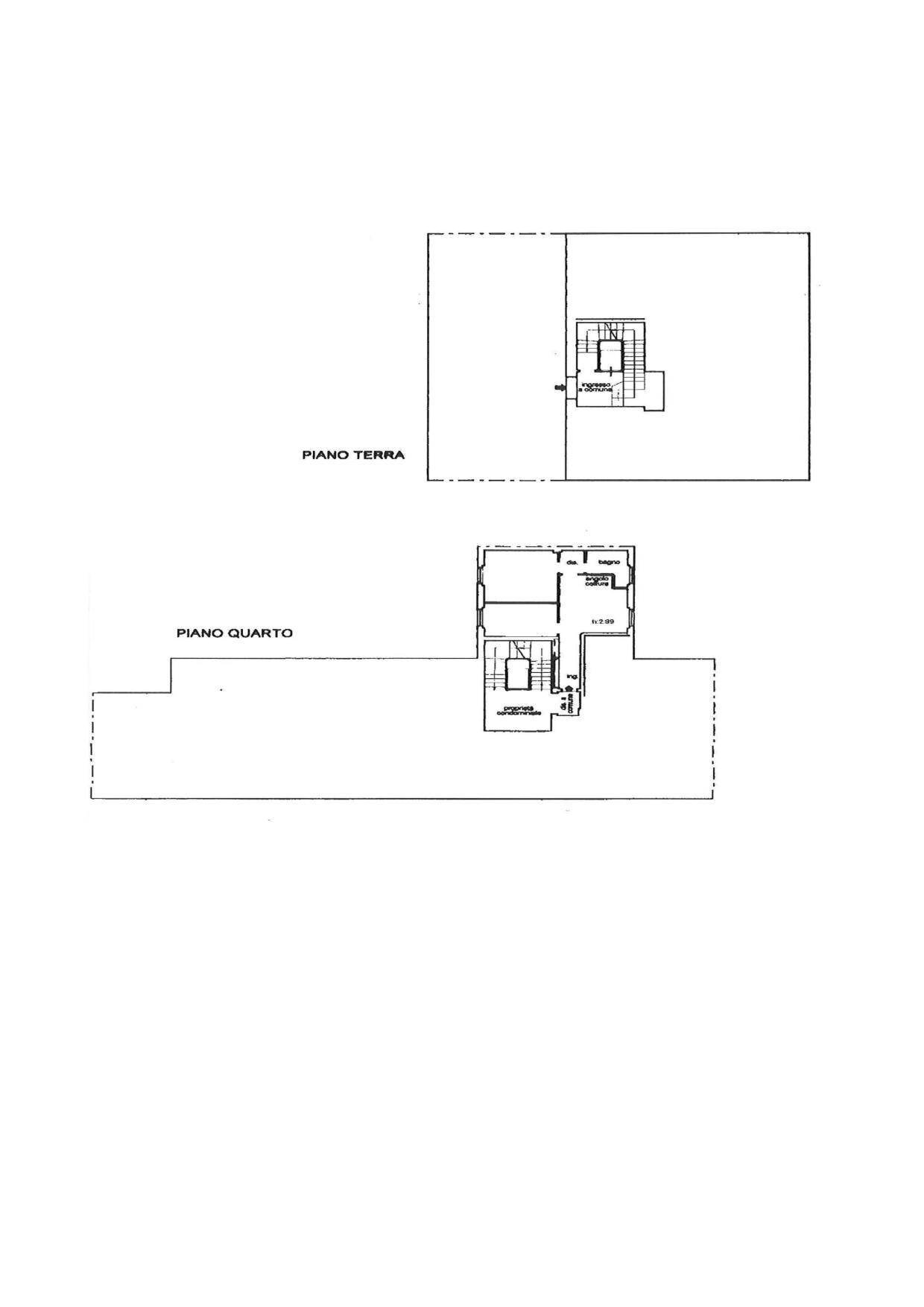 Foto 13 - Bilocale Pistoia - planimetria 1