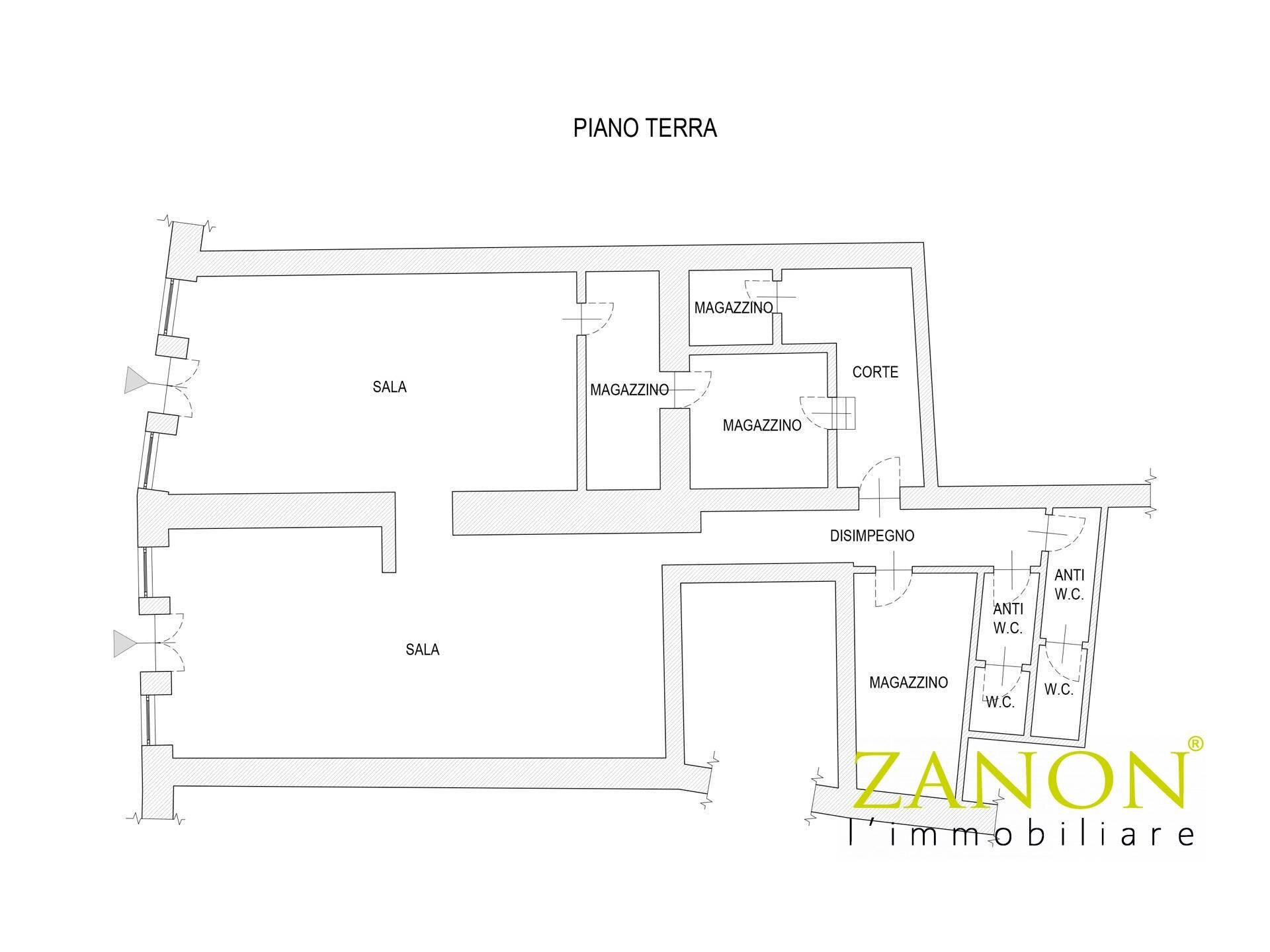 Foto 7 - Bar Tavola Calda - Fredda Piazza Cavour, Gorizia - planimetria 1