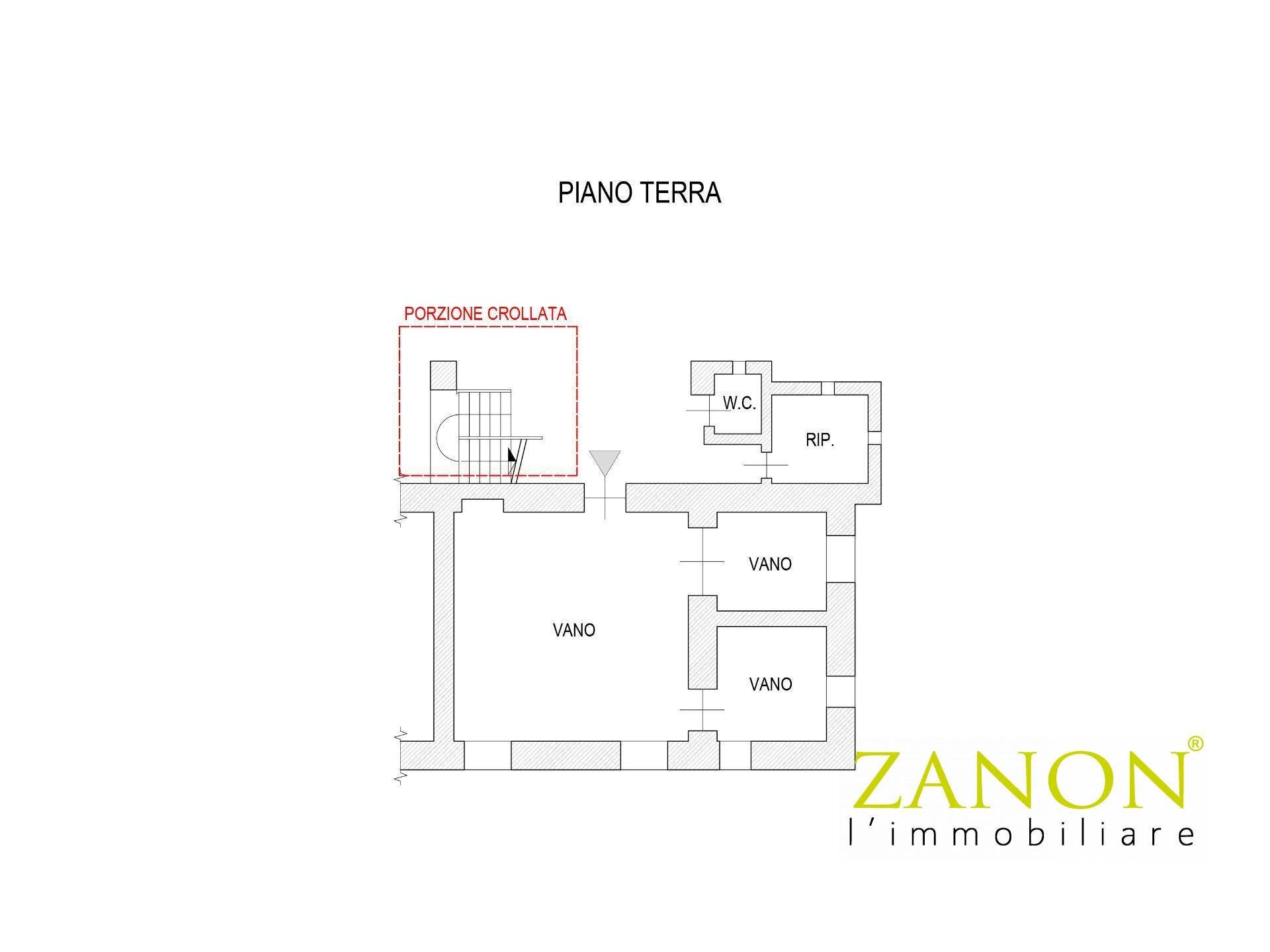 Foto 9 - Casa semi indipendente Via Stretta, Mossa - planimetria 1