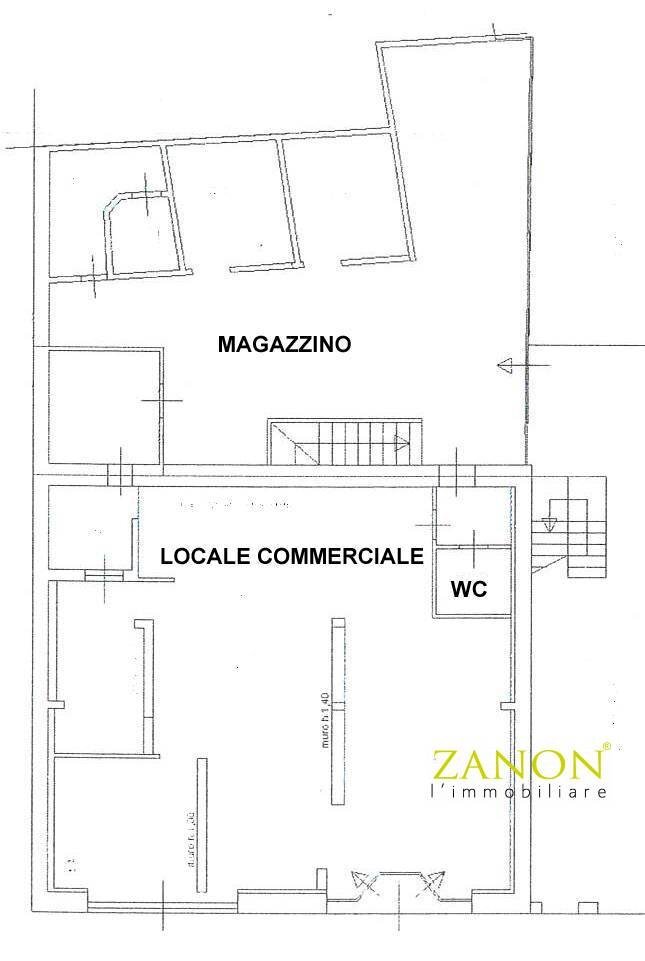 Foto 12 - Locale Commerciale Via Udine, Gorizia - planimetria 1