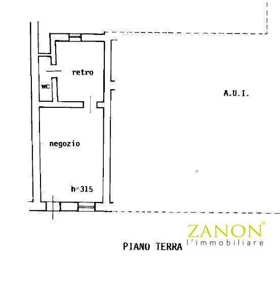 Foto 9 - Locale Commerciale Via Garibaldi, Gorizia - planimetria 1