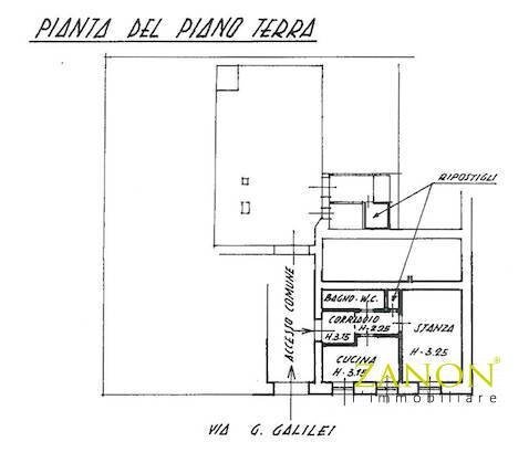 Foto 41 - Appartamento Via G. Galilei, Gorizia - planimetria 1