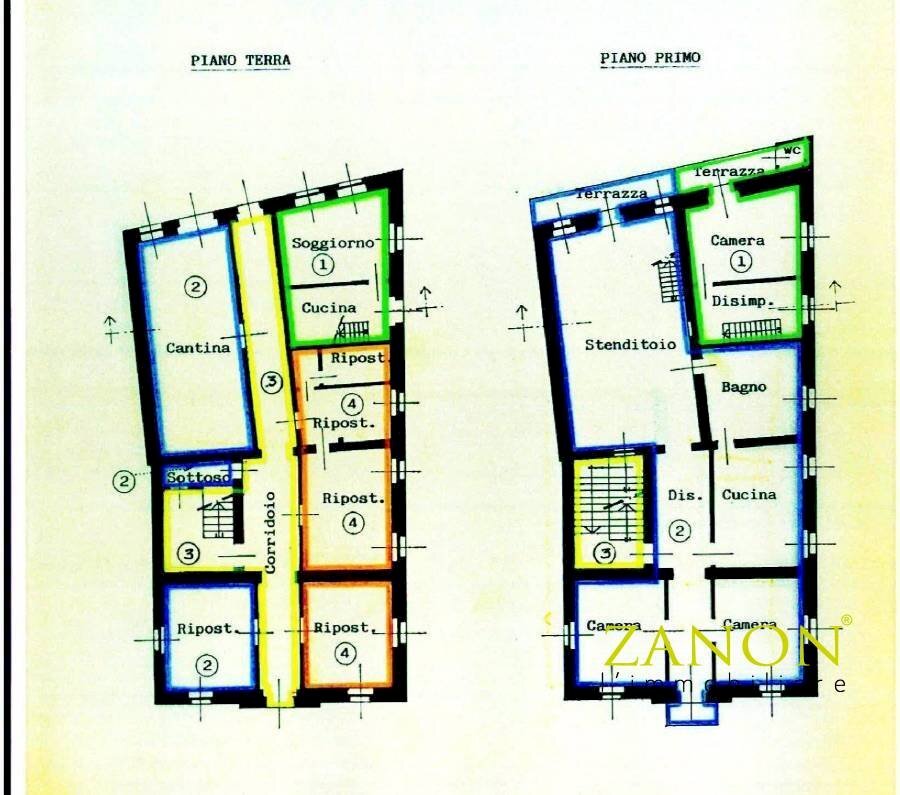 Foto 13 - Casa indipendente Via Udine, Cormons - planimetria 1