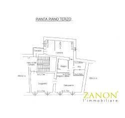 Foto 11 - Quadrilocale Via delle Monache, Gorizia - planimetria 1