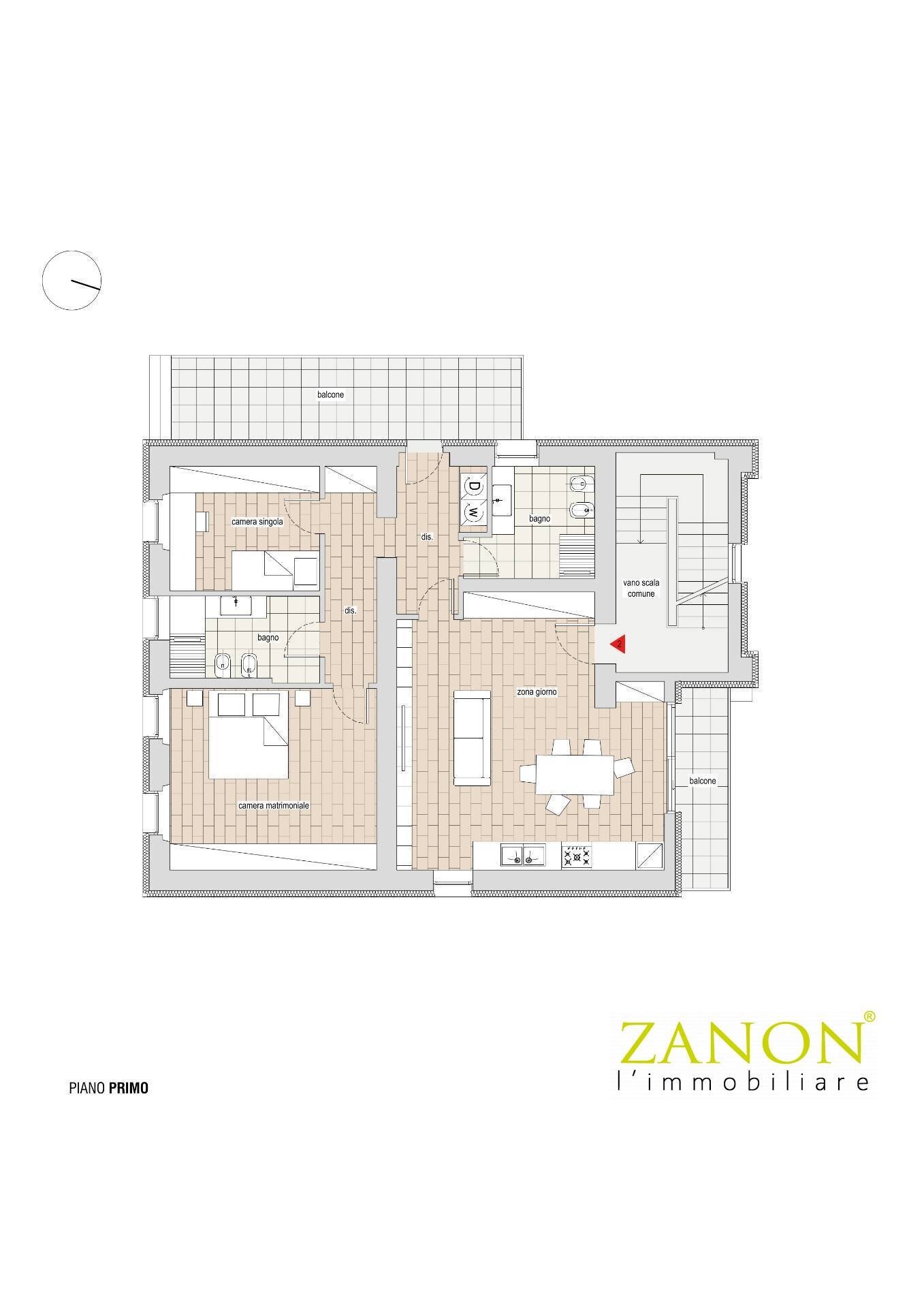 Foto 11 - Appartamento Via Lunga, Gorizia - planimetria 1