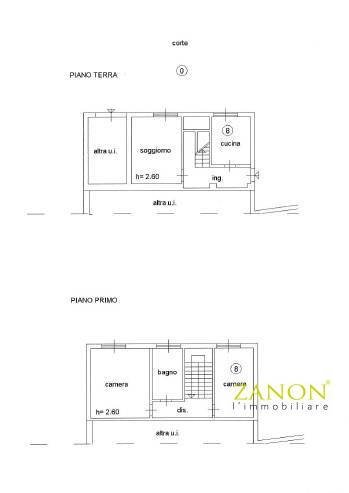 Foto 24 - Casa semi indipendente Via XXIV Maggio, Mossa - planimetria 1