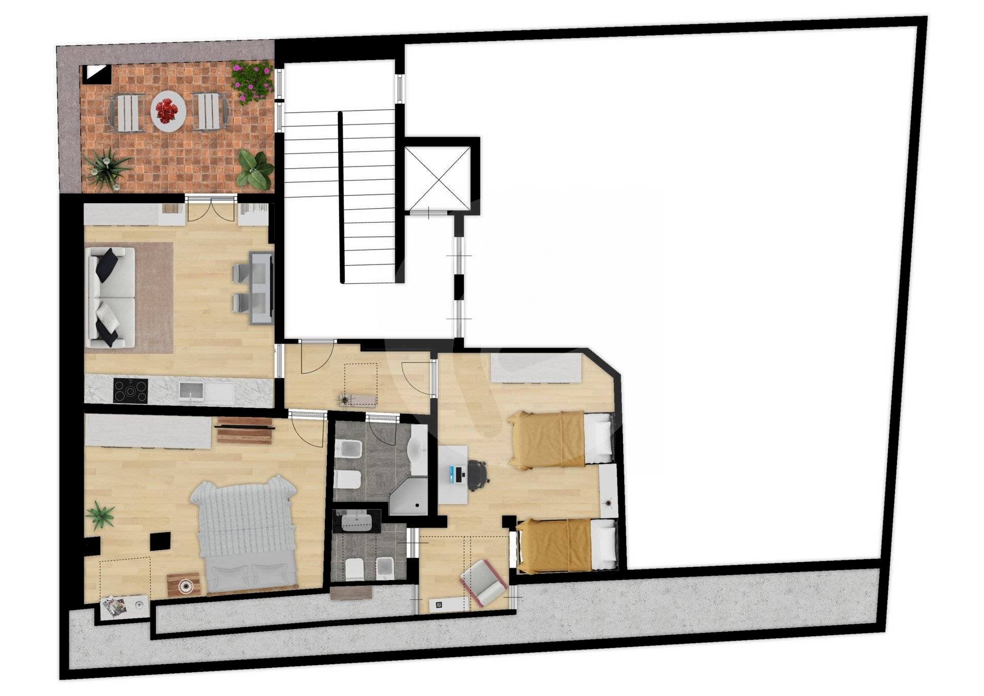 Foto 29 - Trilocale via milite ignoto, Alassio - planimetria 1