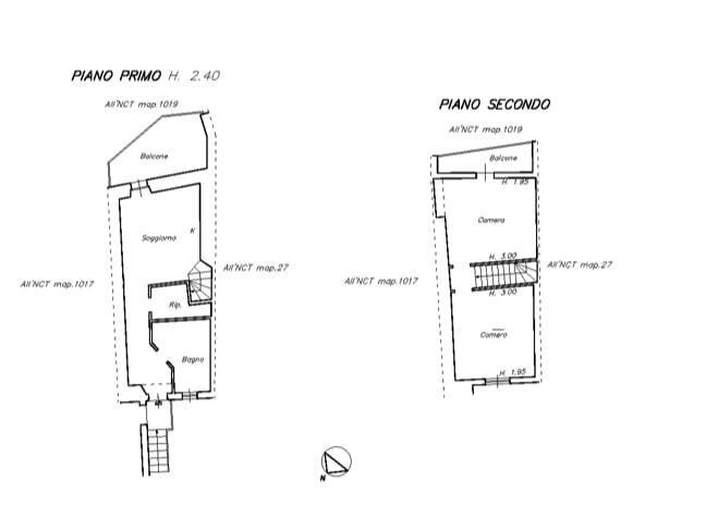 Foto 28 - Apartment Tessi
 
5, Moneglia - floor plans 1