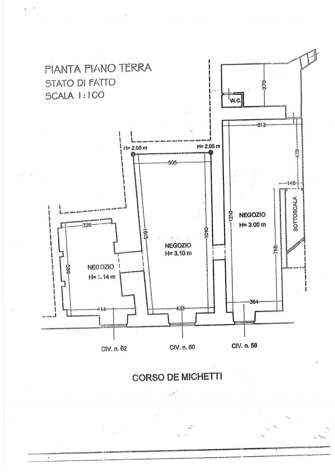 Foto 1 - Locale Commerciale corso de michetti
 
60, Teramo - planimetria 1